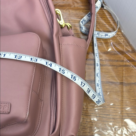 Skip Hop Pink Minimalist Backpack with Tassel Detail - Picture 7 of 7